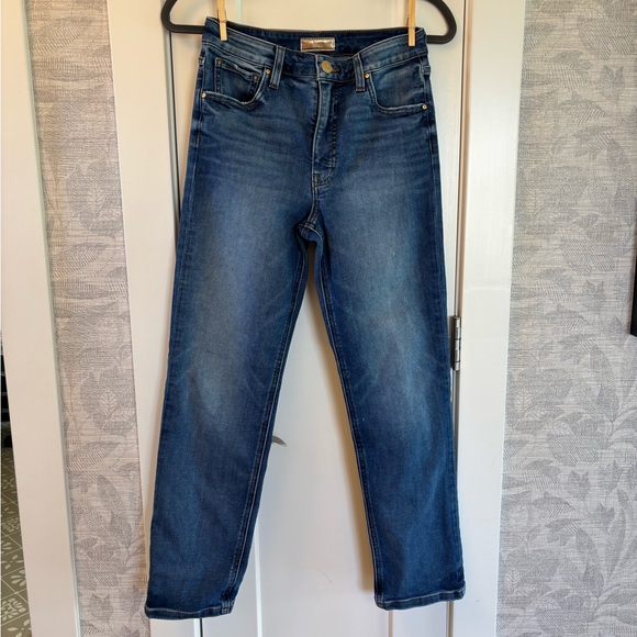 Kut from the Kloth Denim - Kut from the Kloth Elizabeth High Rise Fab Ab Straight Leg Jean Sz 2 Denim